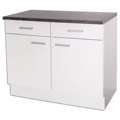 Anrichte GIRONA - Weiß-Marmor - 100 Cm