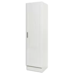 Seitenschrank MATRIX - Weiß Lacklaminat - 50 Cm Breit