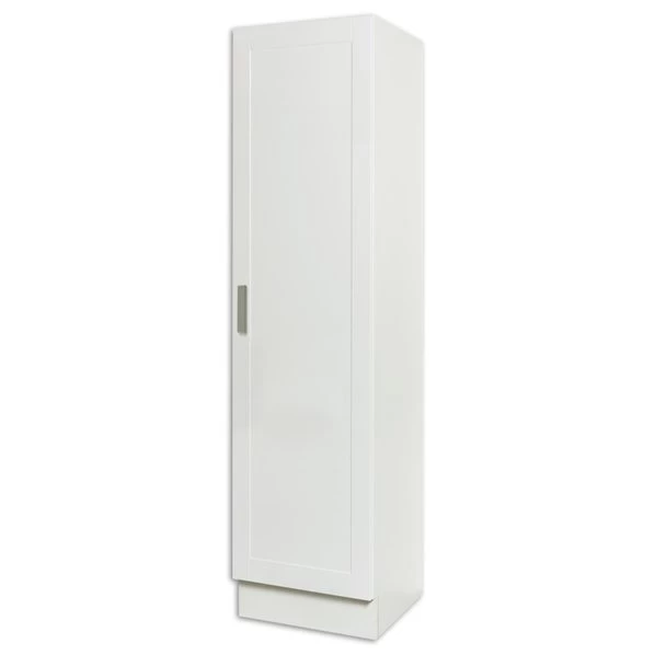 Seitenschrank MATRIX - Weiß Lacklaminat - 50 Cm Breit 1 Seitenschrank MATRIX - Weiß Lacklaminat - 50 Cm Breit