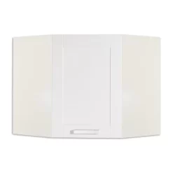 Eckhänger MATRIX - Weiß Lacklaminat-weiß - 60 Cm