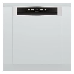 BAUKNECHT Einbau-Geschirrspüler BKBC 3C26 X - Silber - Teilintegriert - 60 Cm - E