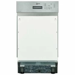 ATLANTIC Einbau-Geschirrspüler ATLGSP45SI10E - Silber - Teilintegriert - 45 Cm - E