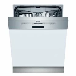 NEFF Einbau-Geschirrspüler S145HVS15E - Silber - Teilintegriert - 60 Cm - E