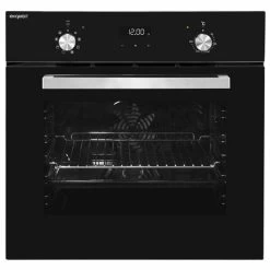 EXQUISIT Einbau-Backofen EBE 657-2H - Schwarz - A