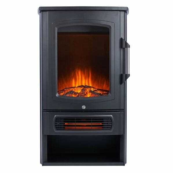 Elektrokamin - Schwarz - Zwei Heizstufen - 44,5 Cm Breit 1 Elektrokamin - Schwarz - Zwei Heizstufen - 44,5 Cm Breit