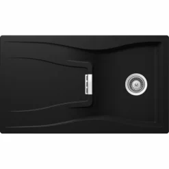 Einbauspüle - Cristadur® - Schwarz - Unterschränke Ab 45 Cm