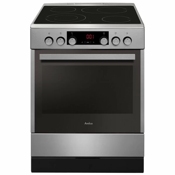 AMICA Elektro-Standherd SHC 914 100 E - Edelstahl - A 1 AMICA Elektro-Standherd SHC 914 100 E - Edelstahl - A