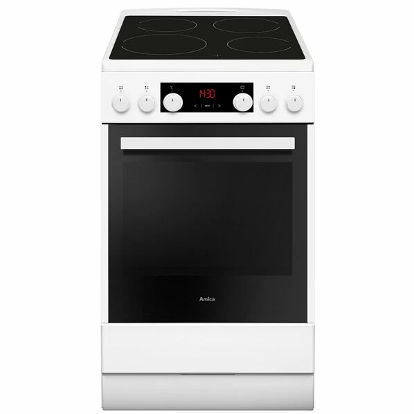 AMICA Elektro-Standherd SHI 905 100 W - Weiß - A 1 AMICA Elektro-Standherd SHI 905 100 W - Weiß - A