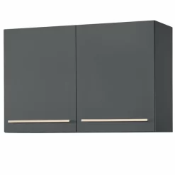 Hängeschrank - Anthrazit - Sonoma Eiche - 100 Cm