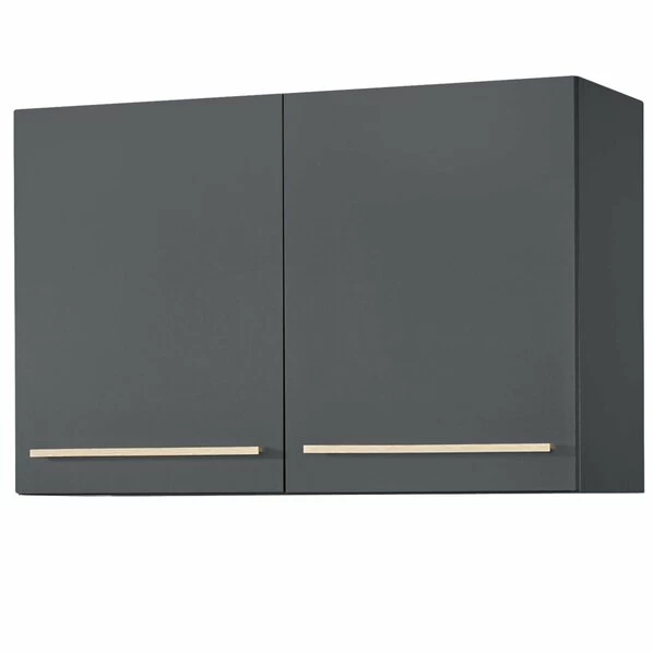 Hängeschrank - Anthrazit - Sonoma Eiche - 100 Cm 1 Hängeschrank - Anthrazit - Sonoma Eiche - 100 Cm