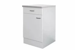 Anrichte WITO - Weiß-grau - 50 Cm