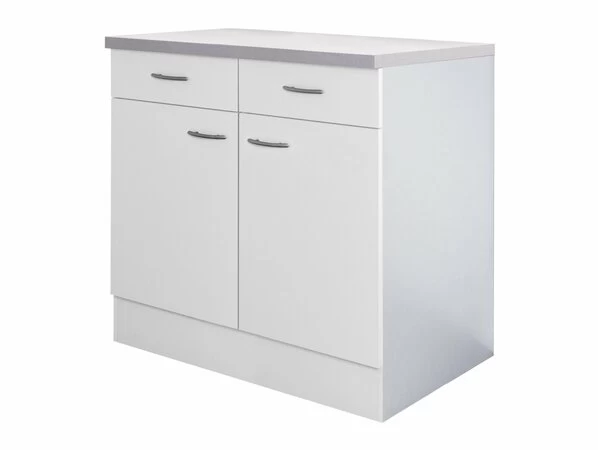 Anrichte WITO - Weiß-grau - 80 Cm 1 Anrichte WITO - Weiß-grau - 80 Cm