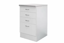 Anrichte WITO - Weiß-grau - Schubkästen - 50 Cm