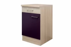 Anrichte FOCUS - Akazie - Aubergine - 50 Cm