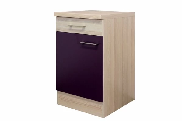 Anrichte FOCUS - Akazie - Aubergine - 50 Cm 1 Anrichte FOCUS - Akazie - Aubergine - 50 Cm