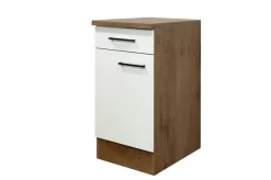 Unterschrank VINTEA - Lancelot Oak - Magnolia Matt - 40 Cm
