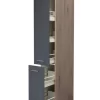 Apothekerschrank MORENA - San Remo Eiche - Basaltgrau Matt