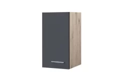 Hängeschrank MORENA - San Remo Eiche - Basaltgrau Matt - 30 Cm