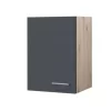 Hängeschrank MORENA - San Remo Eiche - Basaltgrau Matt - 40 Cm