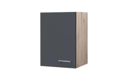 Hängeschrank MORENA - San Remo Eiche - Basaltgrau Matt - 40 Cm