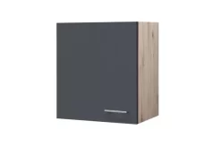 Hängeschrank MORENA - San Remo Eiche - Basaltgrau Matt - 50 Cm