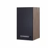 Oberschrank RISENTO - Anthrazit - San Remo Eiche - 30 Cm