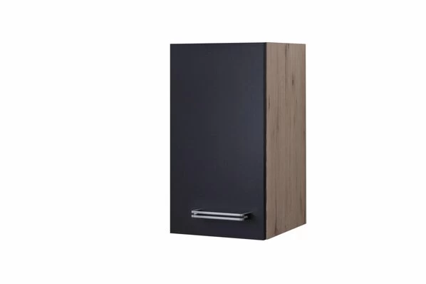 Oberschrank RISENTO - Anthrazit - San Remo Eiche - 30 Cm