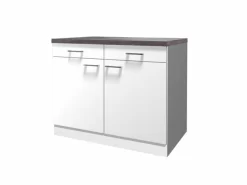 Unterschrank LUCCA - Weiß - Caledonia - 100 Cm